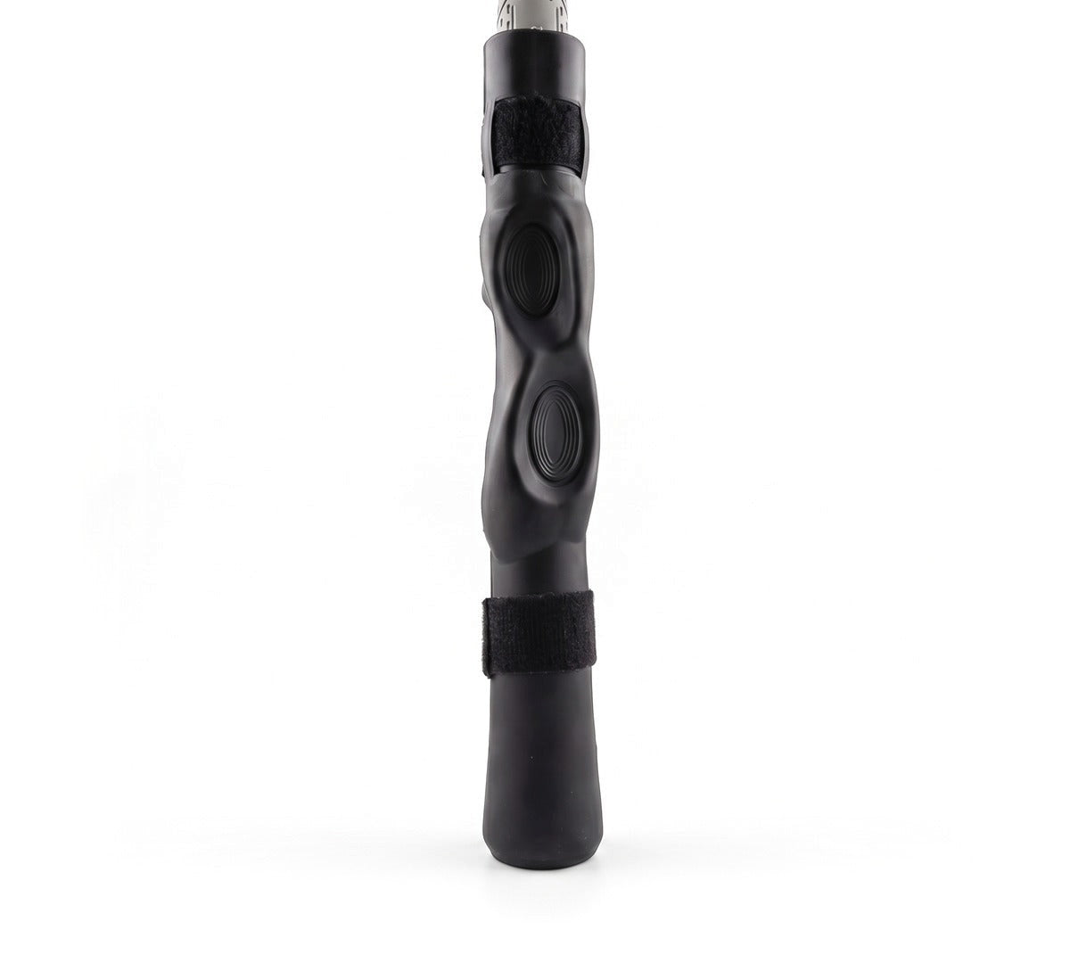Perfect Grip Attachment fitted to a golf club, front view
