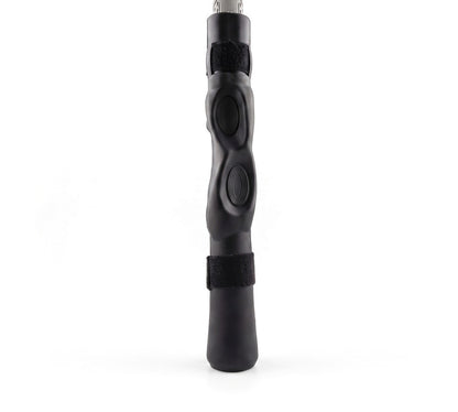 Perfect Grip Attachment fitted to a golf club, front view